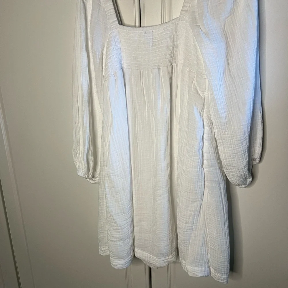 J. Crew soft gauze square neck dress